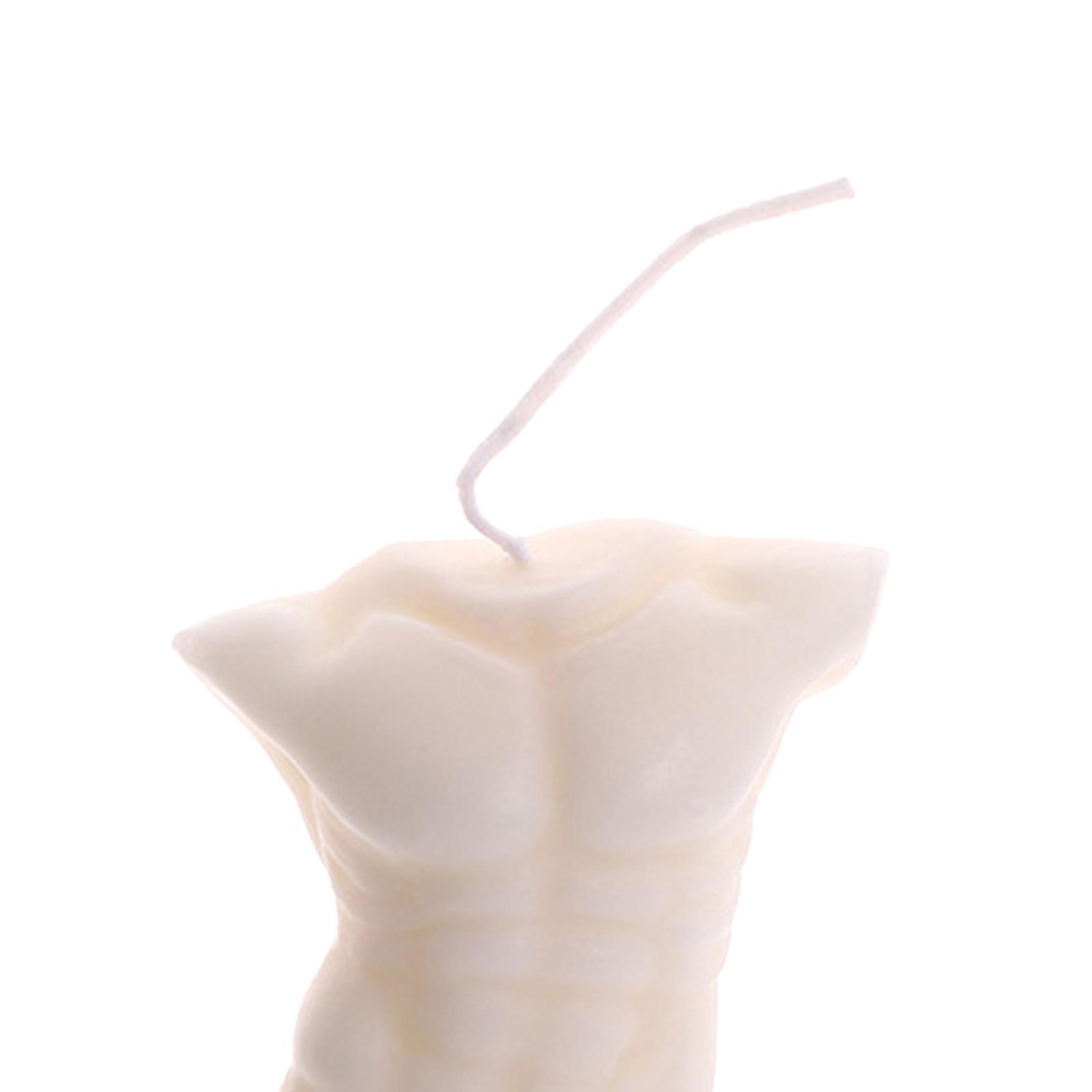 3D Body Soy Candle Torso Scented Candles White