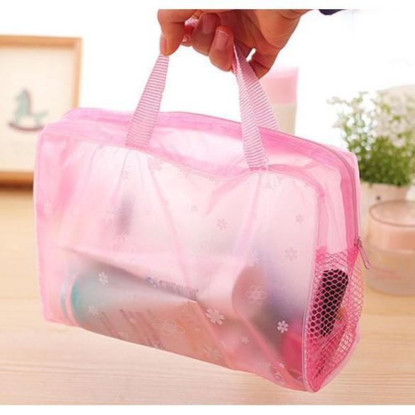 Túi đựng đồ mỹ phẩm chống thấm nước trong suốt Vbig Mart