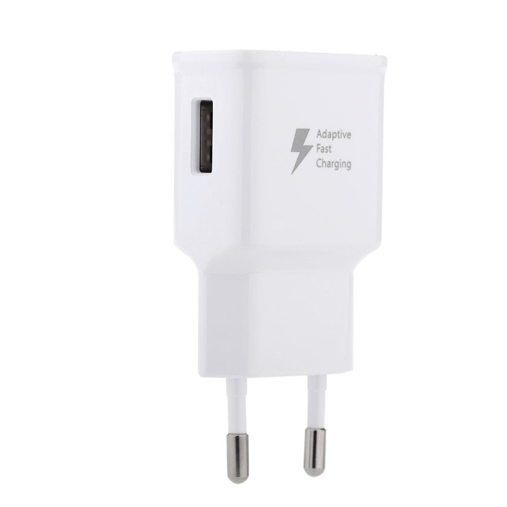 Bộ sạc nhanh Adapter Fast Charging (Trắng/đen) dành cho các dòng máy Samsung dùng cáp Type C - Hàng nhập khẩu