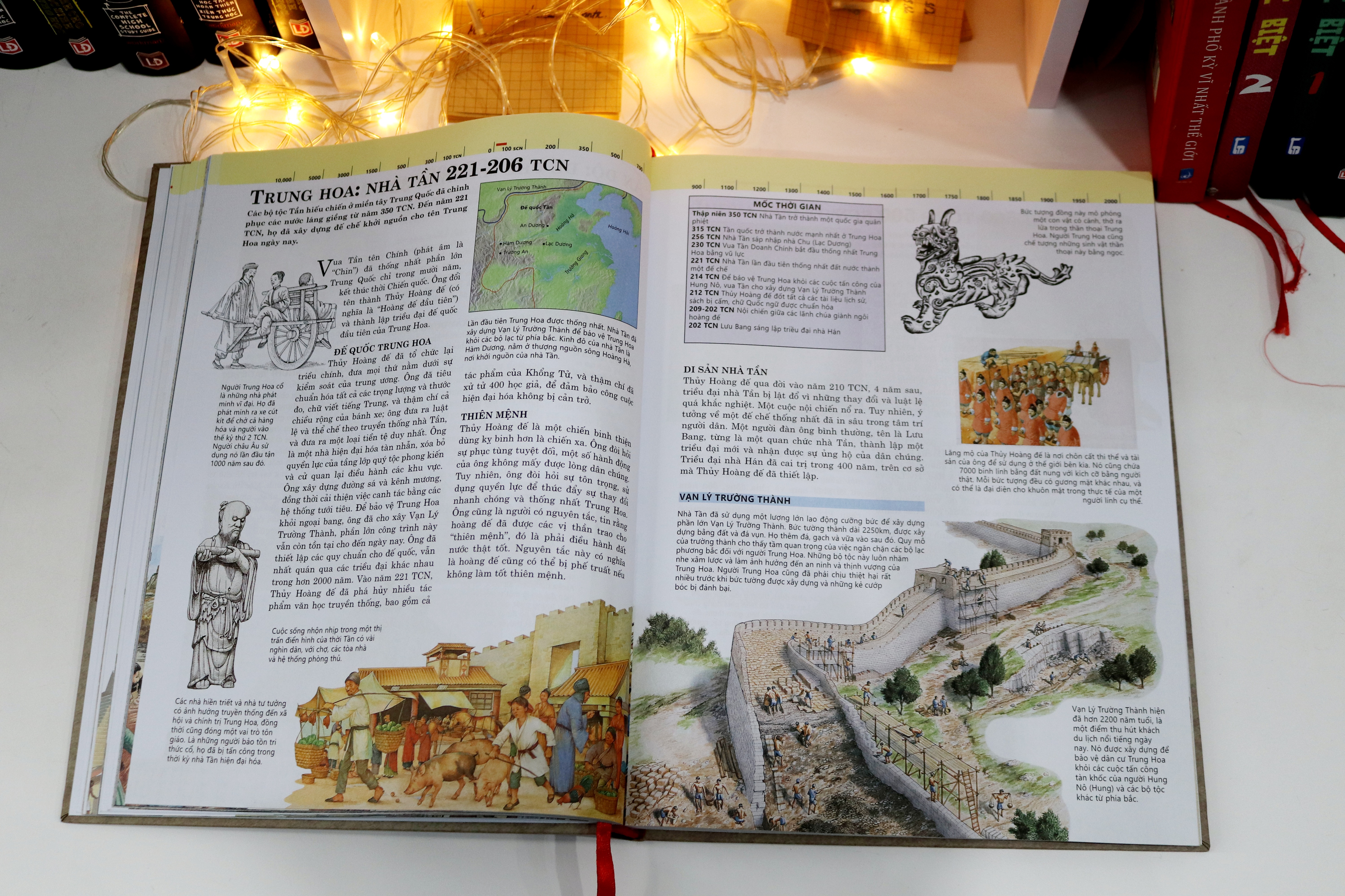Sách - Bách Khoa Toàn Thư Lịch Sử ( History Encyclopedia Tập 1, Tập 2) Kiến Thức Lịch Sử Qua Từng Thời Kỳ Từ Thế Giới Cổ Đại Đến Thời Kỳ Hiện Đại ( Bộ 2 cuốn )