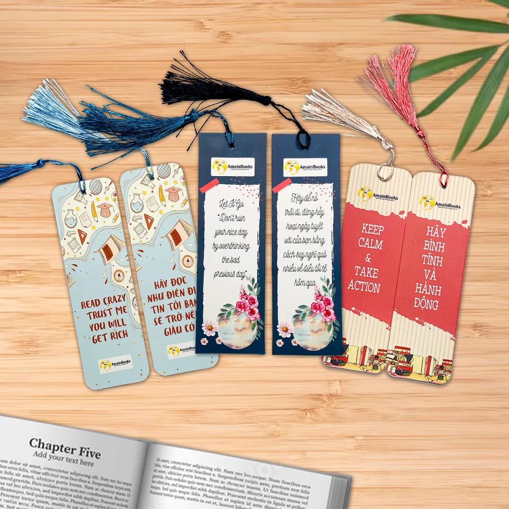 Combo 03 cái Bookmark đánh dấu sách có tua rua (ngẫu nhiên)