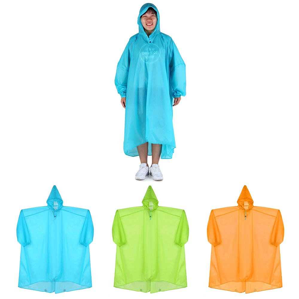 Áo mưa Nylon với Đường khâu kép và phủ silicone để chống nước hoàn hảo, mềm mại, có mũ trùm đầu