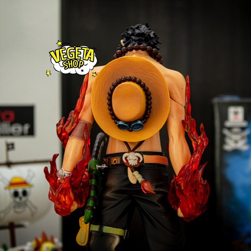 Mô hình One Piece - Ace - Postgas D. Ace hiệu ứng lửa cực to nét đẹp cầm nặng tay giá cực rẻ - Fullbox - Cao 26cm