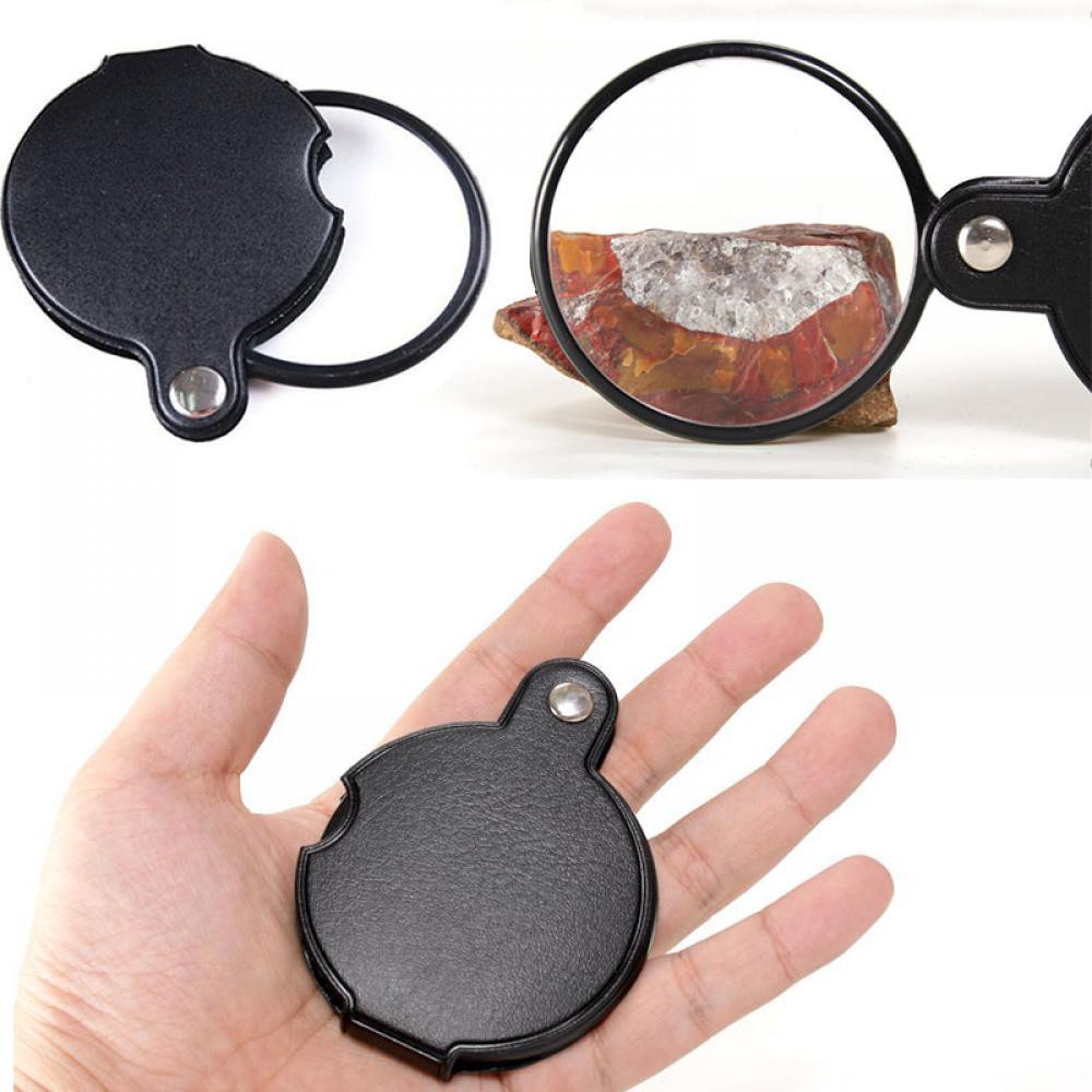 Kính lúp mini mỏng xếp gọn bỏ túi - 5cm