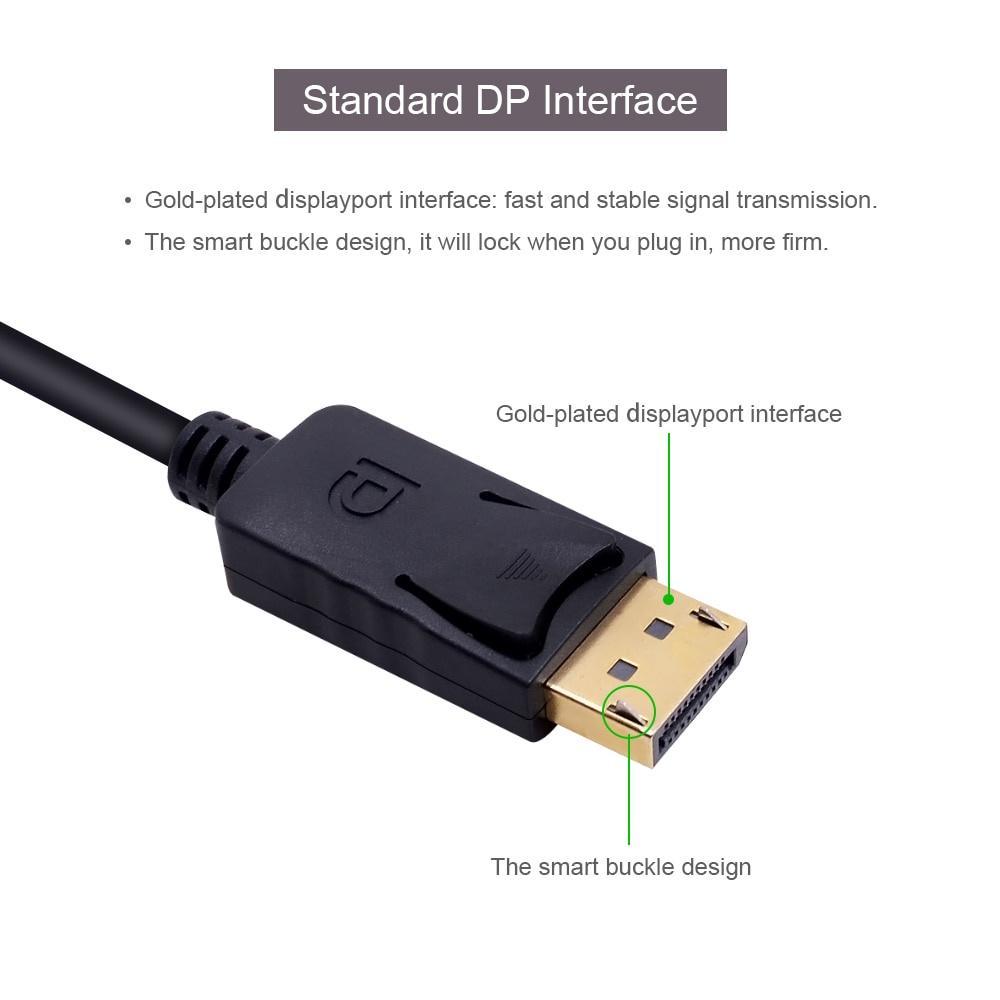 Đầu chuyển đổi DP sang VGA tiện dụng dành cho màn hình máy tính/laptop/ máy chiếu chuyên nghiệp