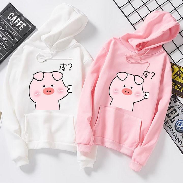 Áo hoodie nữ in dễ thương cute