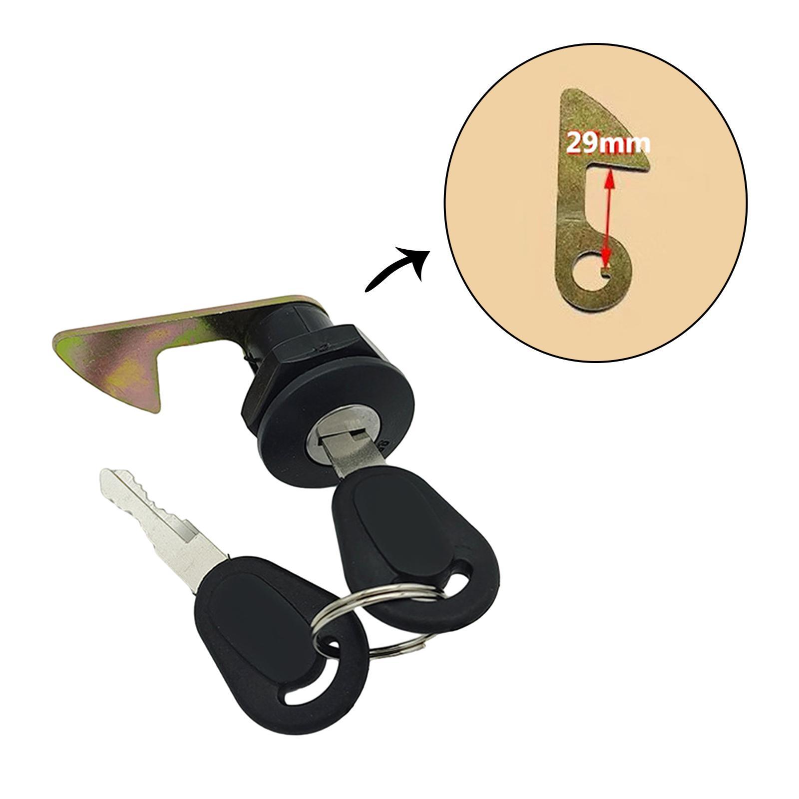 Motorcycle Rear Trunk Lock Sturdy with 2 Keys Rear Trunk Case Lock Accessory