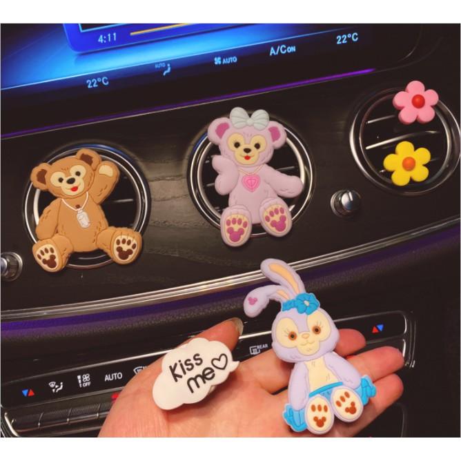 Sáp thơm cài cửa gió ô tô gắn nhiều họa tiết, thiên nga dễ thương -Hoàng Đông Shop.