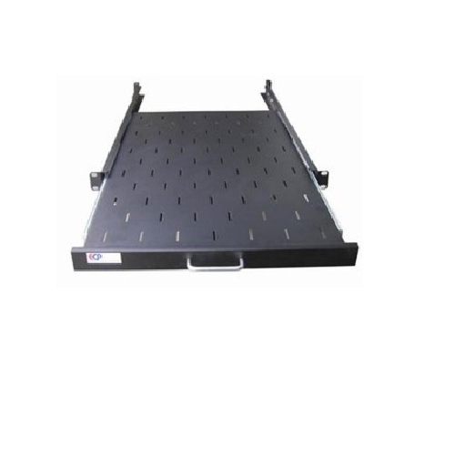 Khay trượt tủ mạng D600 + Phụ kiện , màu đen- Hàng chính hãng