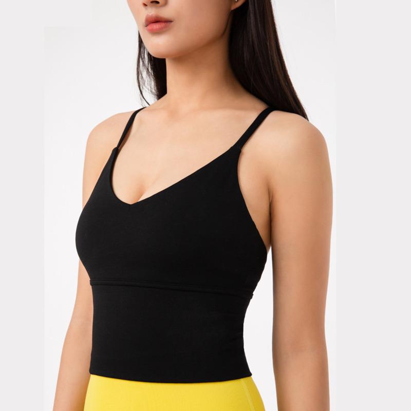 NCLAGEN Tập Yoga Áo Thể Thao Nữ Áo Bra Quần Lót Tập Gym Tập Thể Chạy Push-Up Thể Thao Đeo Chéo Lưng Crop Top Chắc Chắn tập Thể Dục Quần Áo - L