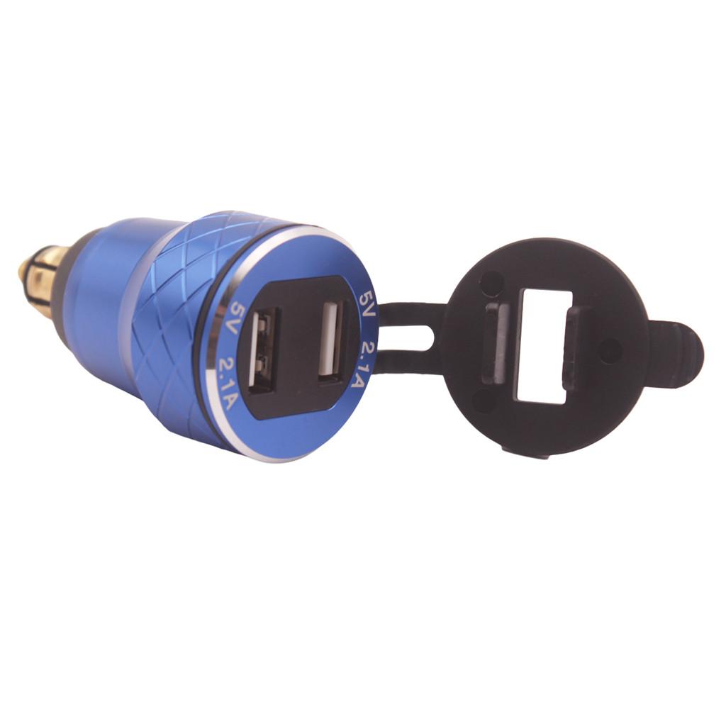 For  R1200GS for Triumph Tiger 800 XC DIN to USB Motorcycle Charger 5V