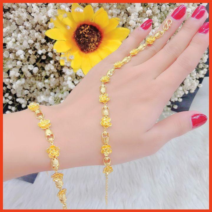 Lắc Tay Xi Vàng - Lắc Tay Xi Vàng Cao Cấp Bền Màu