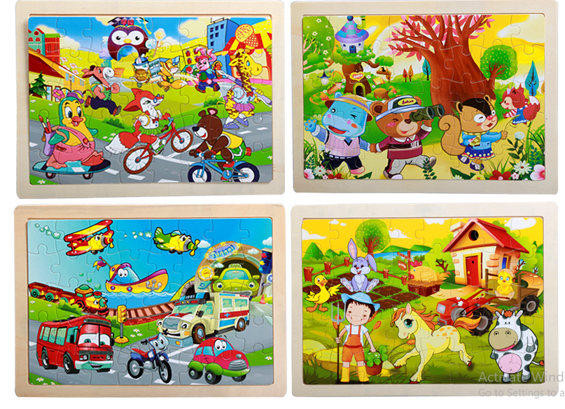 Đồ chơi tranh xếp hình 40 mảnh puzzle cho bé