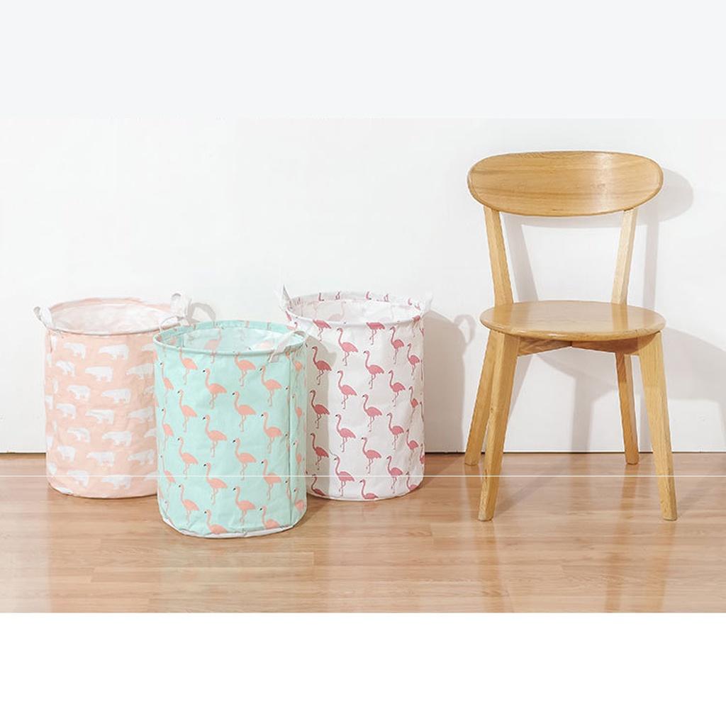 Giỏ Đựng Quần Áo Bẩn Hộ Gia Đình Lớn Giỏ Đựng Đồ Giặt Vải Có Thể Gập Lại Chống Nước