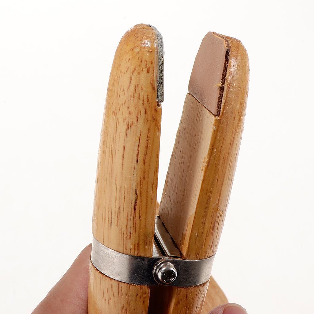 Wooden  Clamp with Metal Holder Jewelry Making Vise Bench Pin Tool Jaws