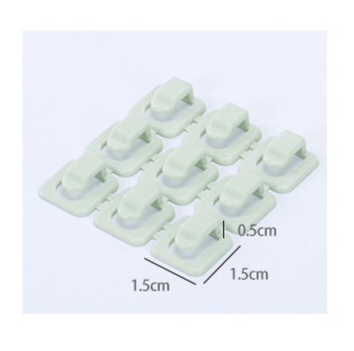 Bộ 18 Nẹp Dán Tường Cố Định Dây Điện Chống Rối - Kẹp Giữ Dây Cáp Sạc GD582-Vi18NDD