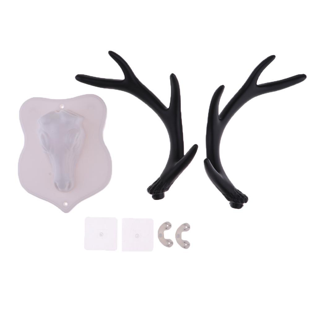 Animal Deer Head Hook Hanger Rack Wall Mount Home Decoration