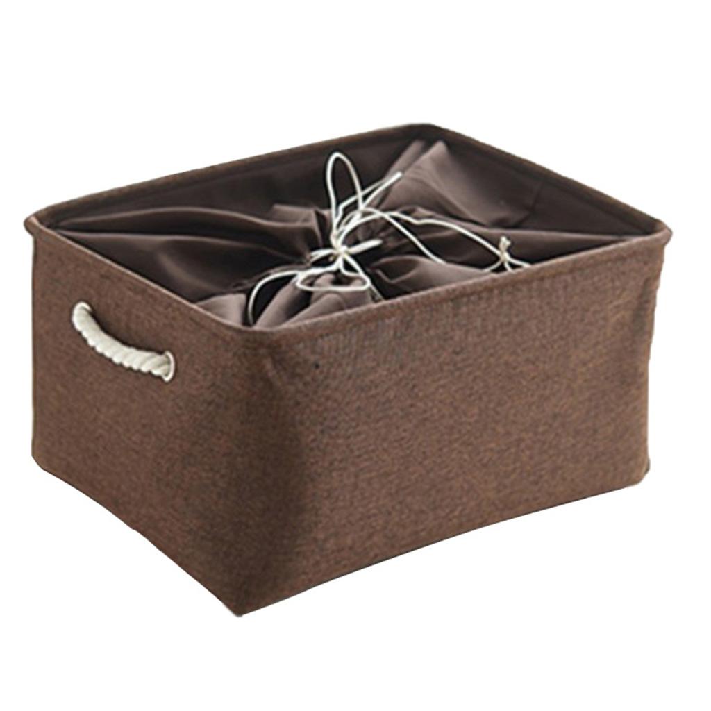 Baby Kids Toy Storage Bag Basket Laundry Basket Drawstring Box Bin Grey
