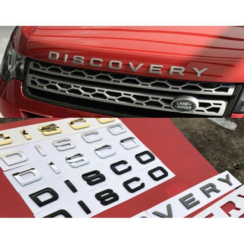 Tem Discovery dán xe, decal 3D chữ nổ dán xe ô tô