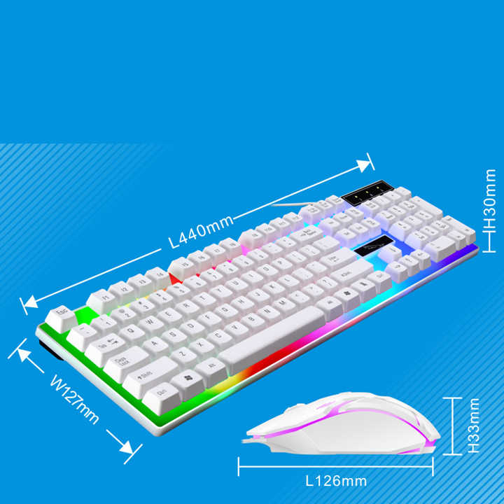 Bộ bàn phím và chuột (KÈM LÓT CHUỘT) chuyên game HN G21B Led đa màu dành cho game thủ Phù hợp với nhiều loại hệ điều hành khác nhau, nhiều cấu hình máy của PC hoặc laptop