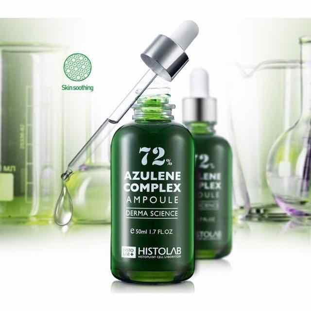 Tinh Chất Serum Giảm Ngừa Mụn Histolab Azulene Complex Ampoule 72% Kiểm Soát Điều Tiết Bã Nhờn Kích Ứng