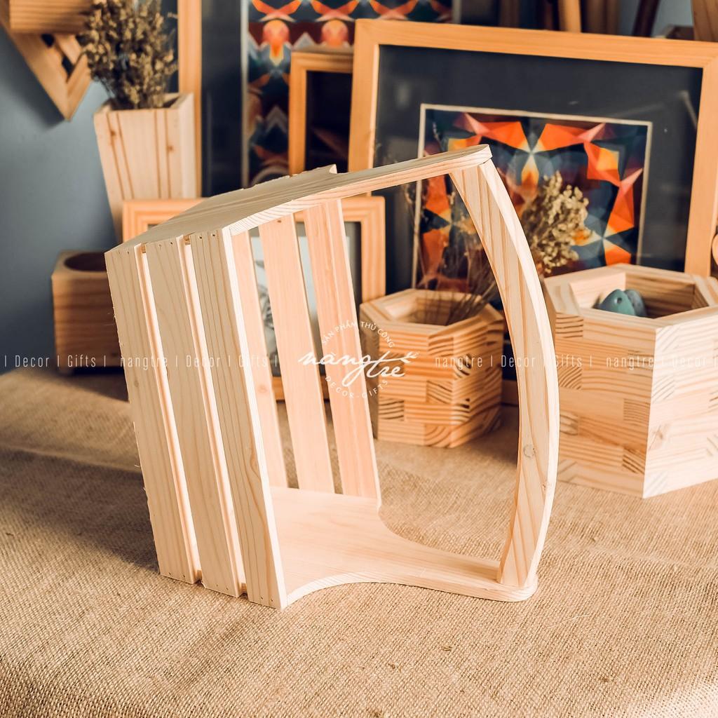 Giỏ gỗ - giỏ quà bằng gỗ,đựng trái cây - Wooden gift basket