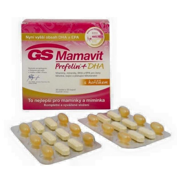 GS Mamavit Prefolin DHA Cung Cấp Dưỡng Chất Cần Thiết Cho Phụ Nữ Mang Thai Và Cho Con Bú