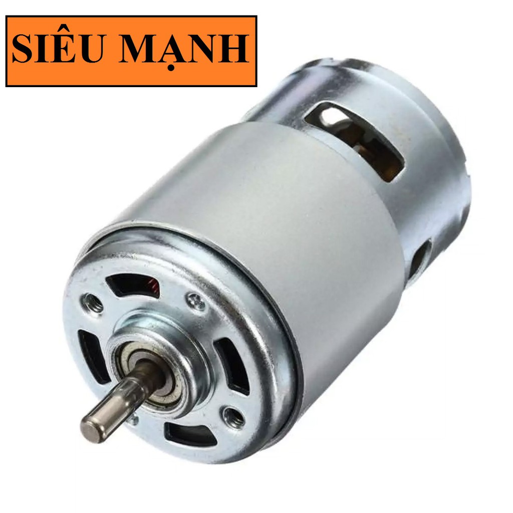 Động cơ 775 chạy điện 12v dùng chế máy