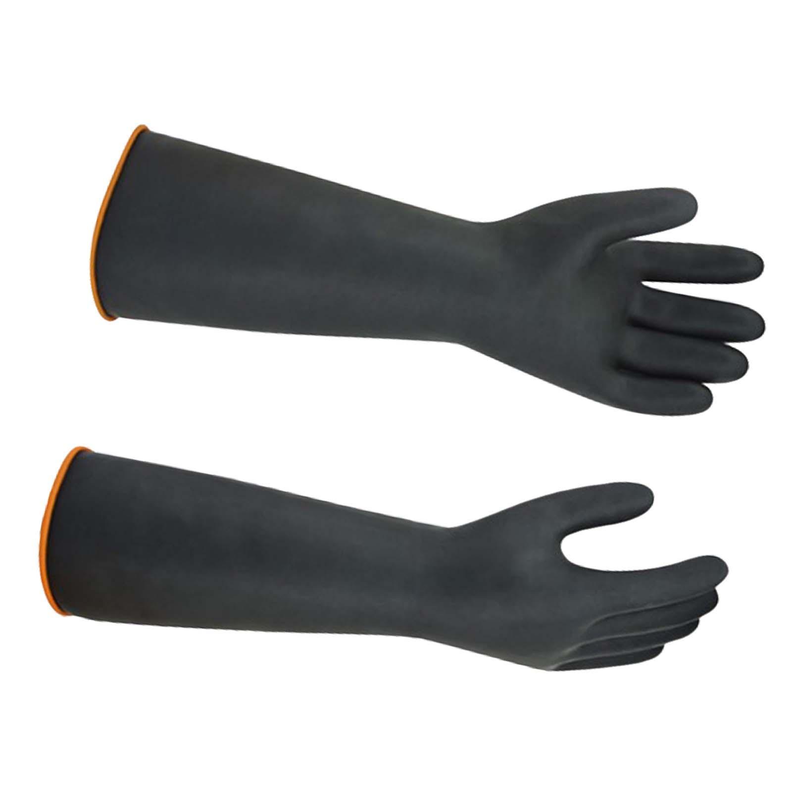Industrial Rubber Gloves Cleaning Glove Multipurpose Oil Resist Men Women Waterproof Utility Gloves Safety Work Gloves for Car Wash