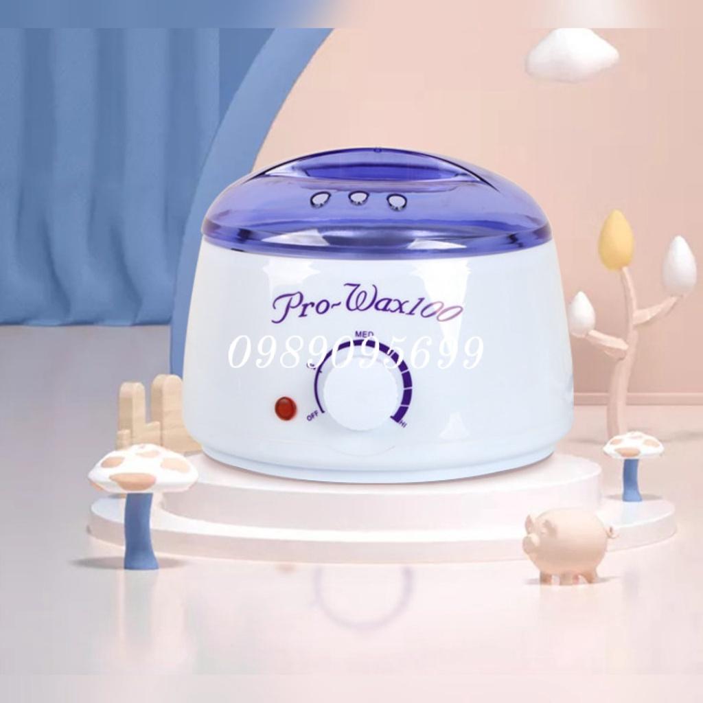 {Tặng 100g sáp NGOC TRAI và que} Nồi nấu sáp WAX Tẩy Lông-Pro Wax 100