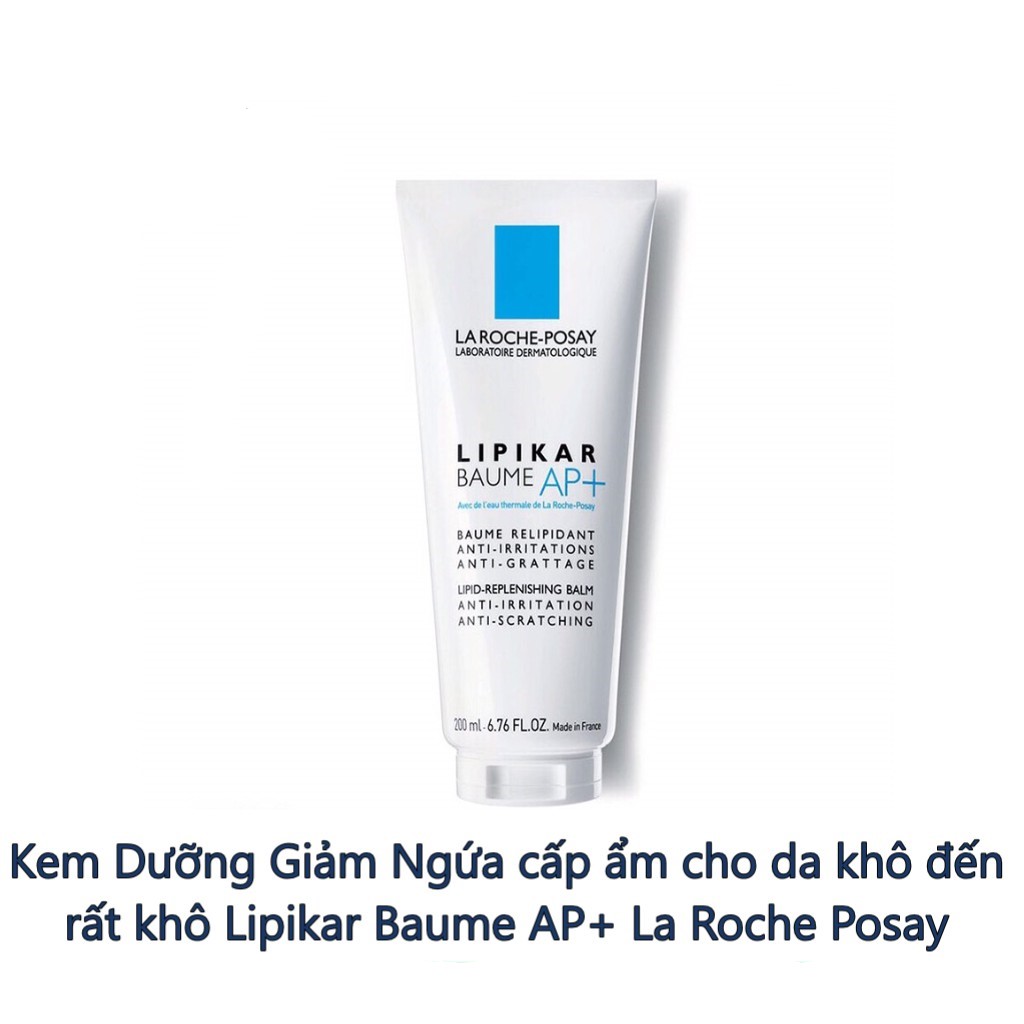 Kem Dưỡng La Roche-Posay Lipikar Baume AP+ - Làm Dịu - Dành Cho Da Bị Ngứa - Mẩn Đỏ - Khó Chịu &amp; Bị Viêm Phù Hợp Cho Trẻ Em - Sơ Sinh (200ml)