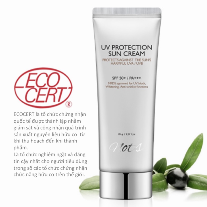 KEM CHỐNG NẮNG NOTS UV PROTECTION SUN CREAM