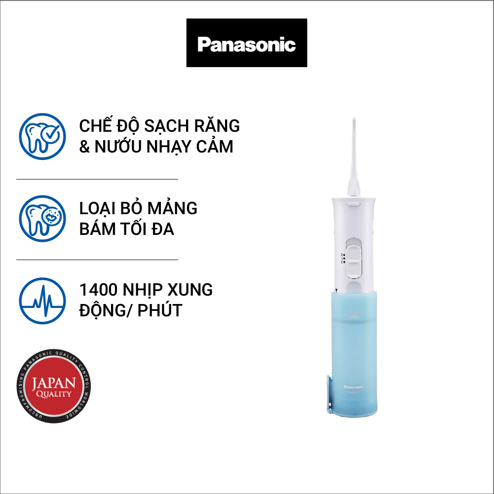 Máy tăm nước cầm tay Panasonic dùng pin EW-DJ10 - Hàng Chính Hãng