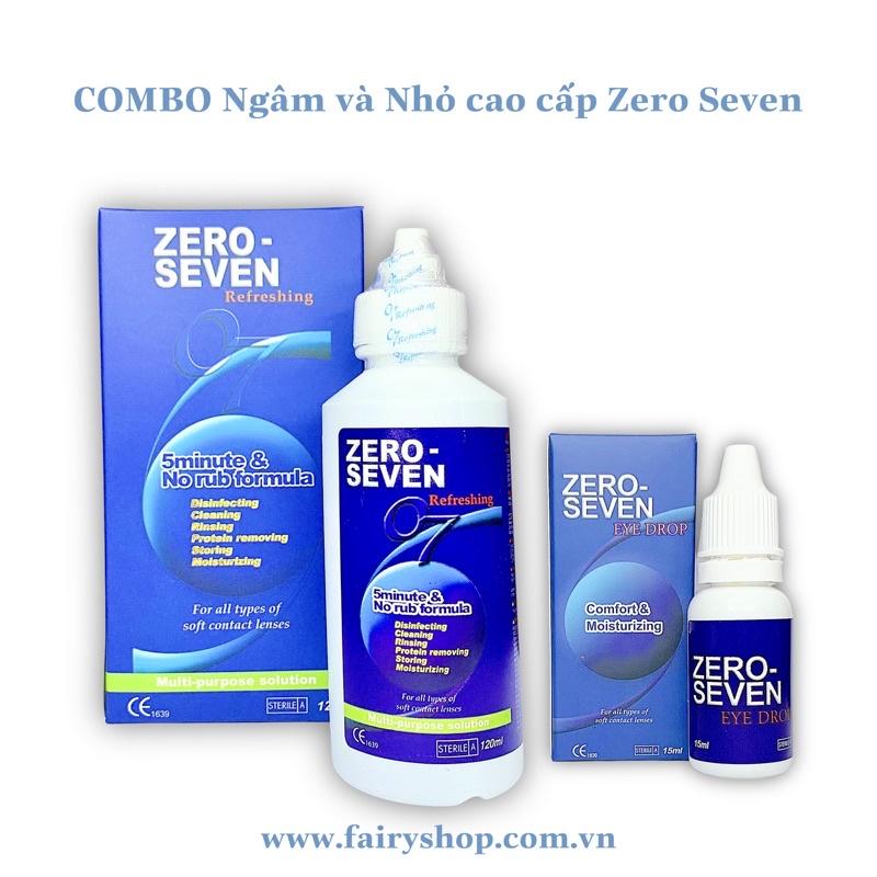 COMBO Nước Ngâm Và Nhỏ Mắt Cao Cấp Zero Seven  của FAIRY SHOP CONTACT LENS