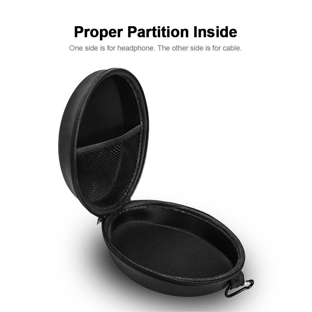 Portable Headphone Case Carrying Bag Protective Case Folding Headphone or Bluetooth Headphone Protective Bag