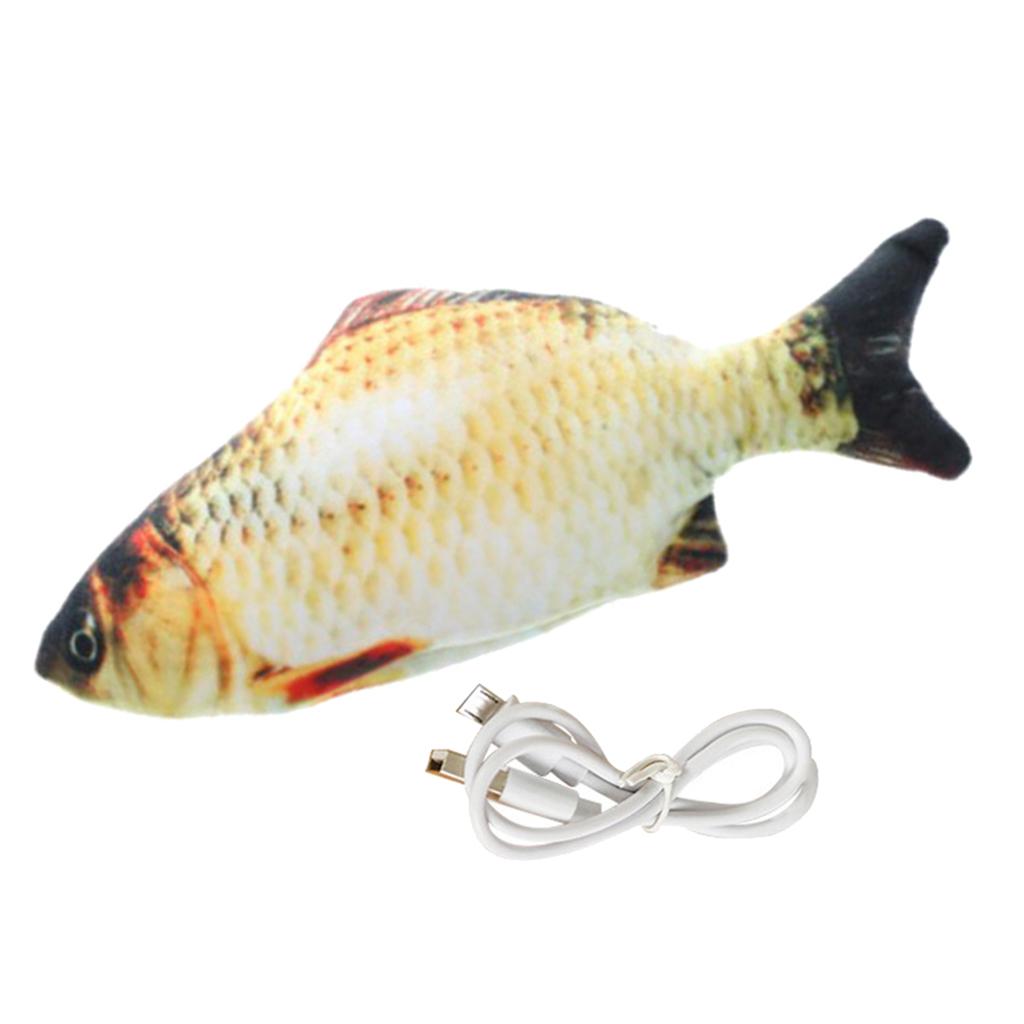 Pet Cat Toy Electric Simulation Fish Toys For Pet Interactive 2Pcs
