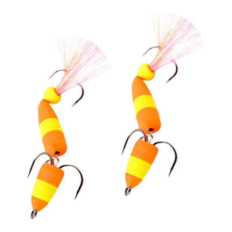 2pcs Topwater Floating Artificial Baits Crankbaits Jerkbaits Swimbaits