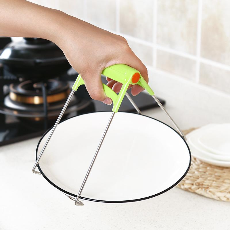 Dụng cụ kẹp chén dĩa nóng chống bỏng tiện lợi cho nhà bếp