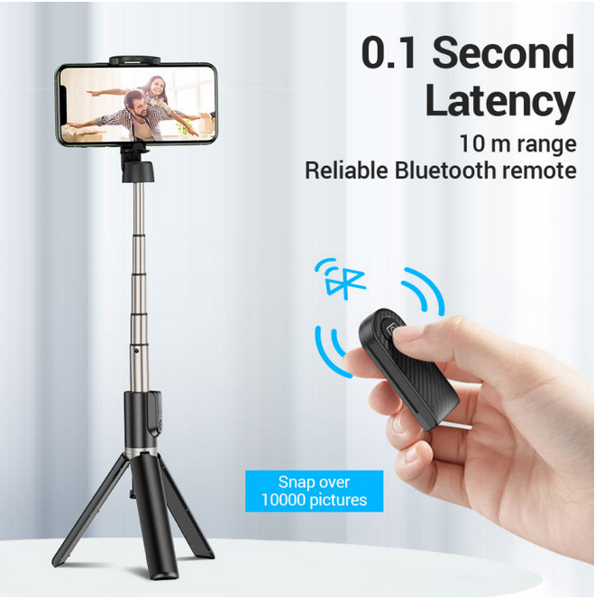 Gậy chụp hình ESR remote tripod selfie stick (tặng kèm 2 pin remote) - Hàng chính hãng