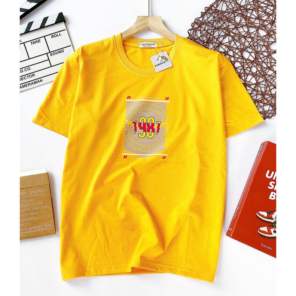 ÁO THUN TAY NGẮN FORM RỘNG - UNISEX NAM NỮ - RAINBOW