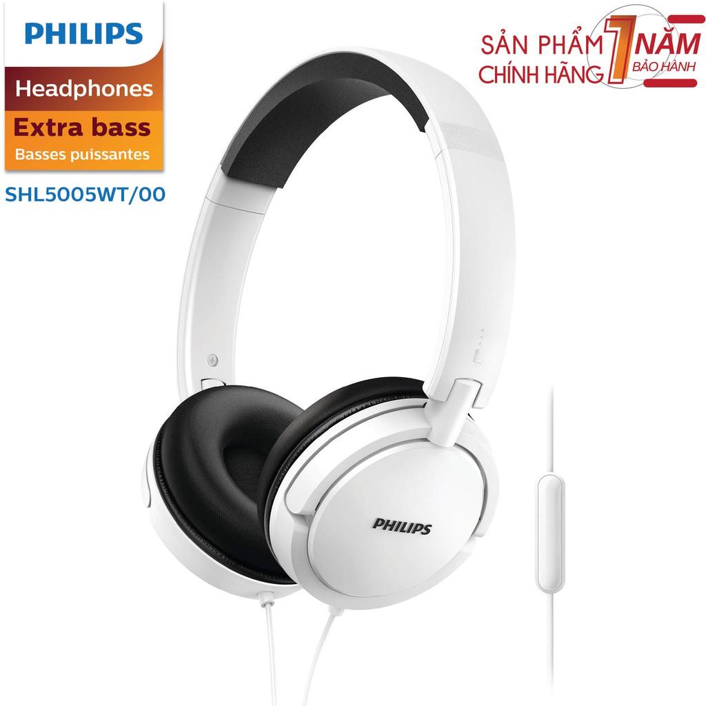 Tai nghe Philips SHL5005WT, Màu trắng - Hàng nhập khẩu