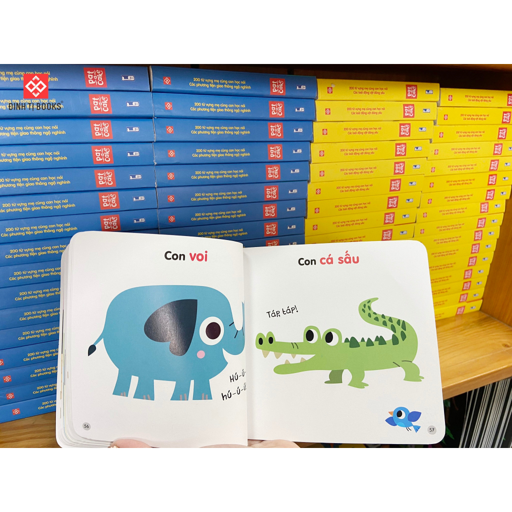 Sách - 200 Từ Vựng Mẹ Cùng Con Học Nói - Các Loài Động Vật Đáng Yêu