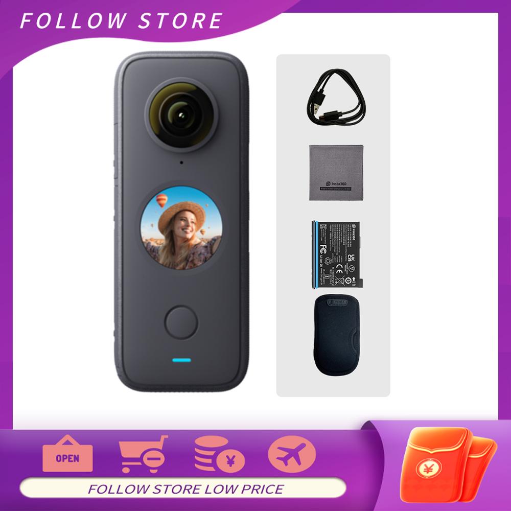 Insta360 ONE X2 Độc Lập/Bộ Xe Đạp/Bộ Xe Máy/Bộ Sáng Tạo Lite/Bộ Pin Ổn Định FlowState Máy Quay Video 5.7K