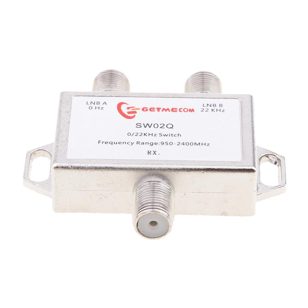 2X 2x1 LNB Multi FTA Switch 0/22KHz LNBF