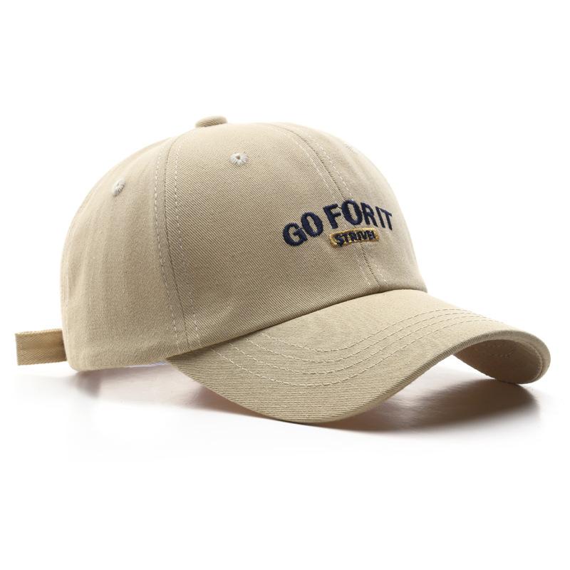 SLECKTON Cotton Mũ Bóng Chày Dành Cho Nữ Và Nam Thời Trang Nón Thêu Mặt Trời Mùa Hè Nón Áo Nón Snapback Unisex Gorras Hombre Color: Beige Size: Adjustable