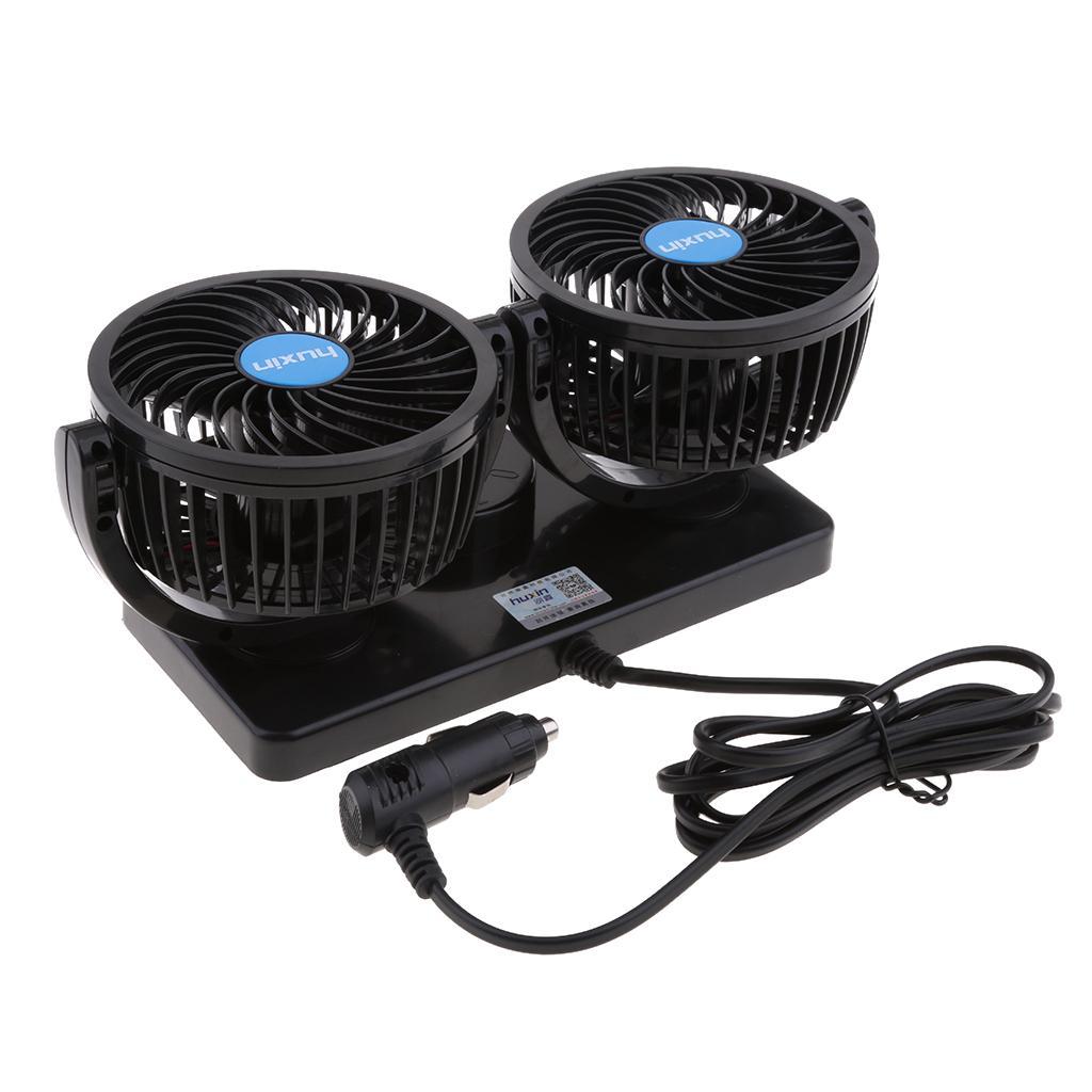 12V 360 Rotating Free adjustment Car Auto Cooling Air Fan