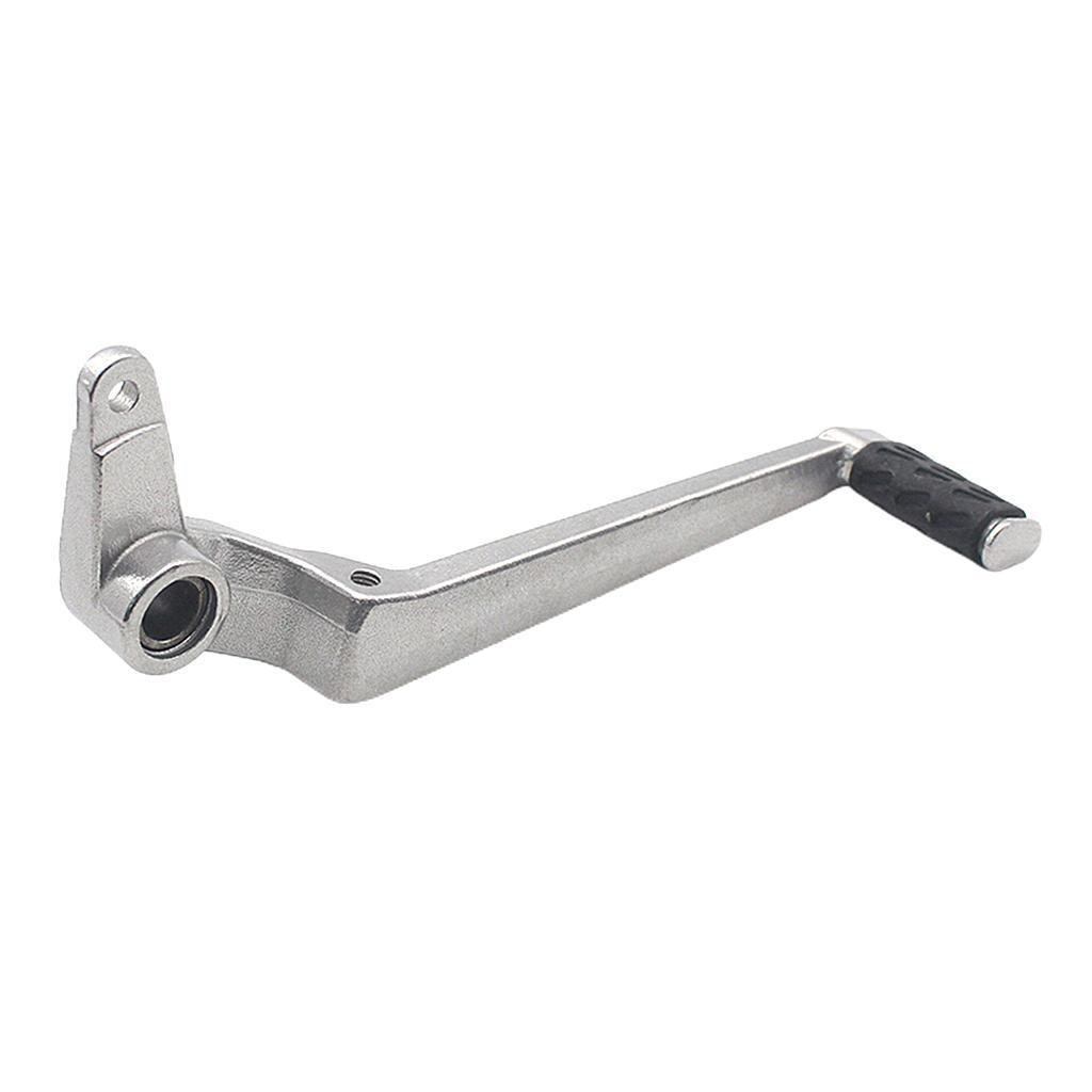 Motorcycle Rear Brake Pedal Foot Lever Pedal Rod 6.85" aluminium