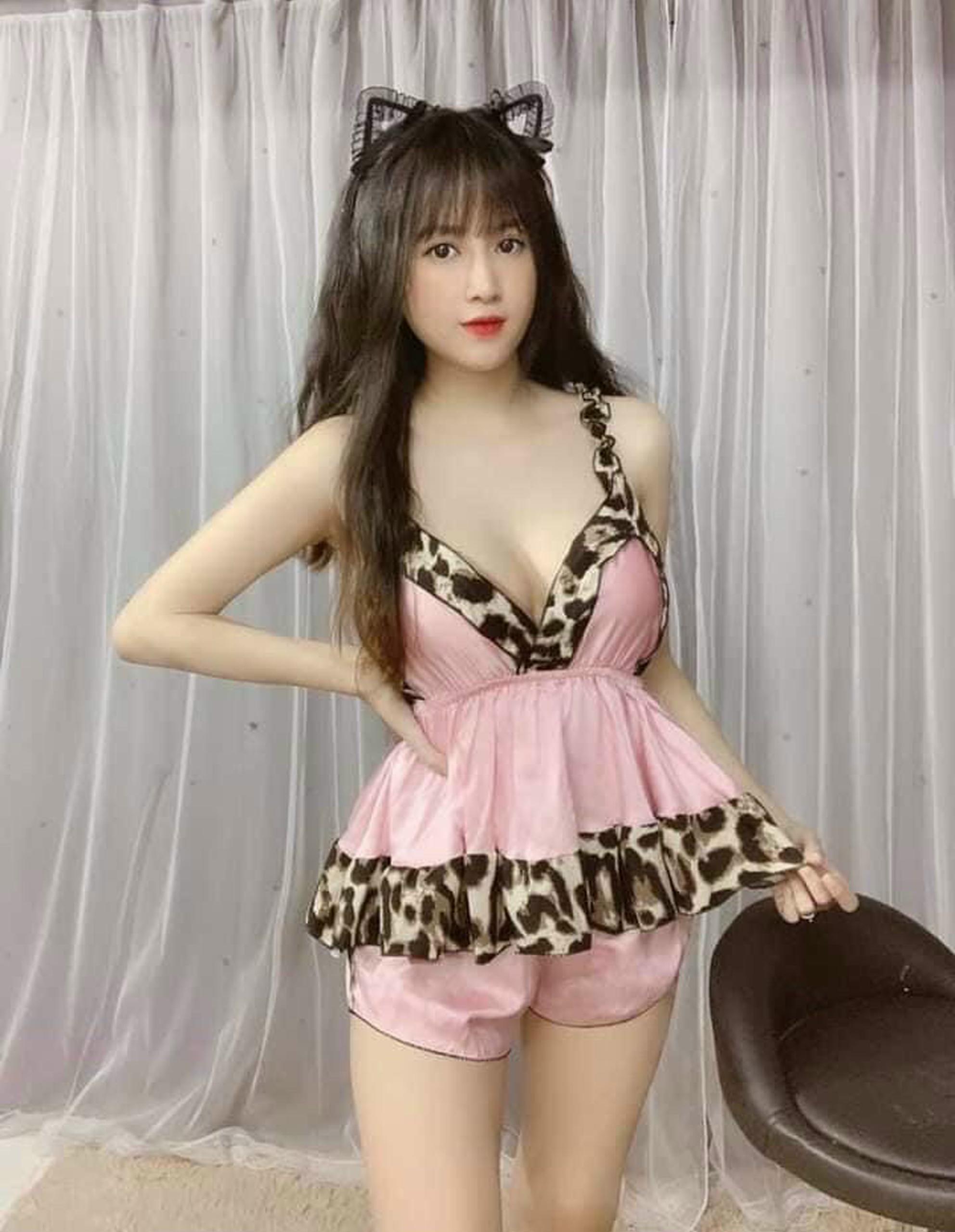SET BỘ NGỦ PHỐI REN BEO CÓ MÚT NGỰC VẢI PHI BÓNG MỀM MỊN FREESIZE DƯỚI 56KG,