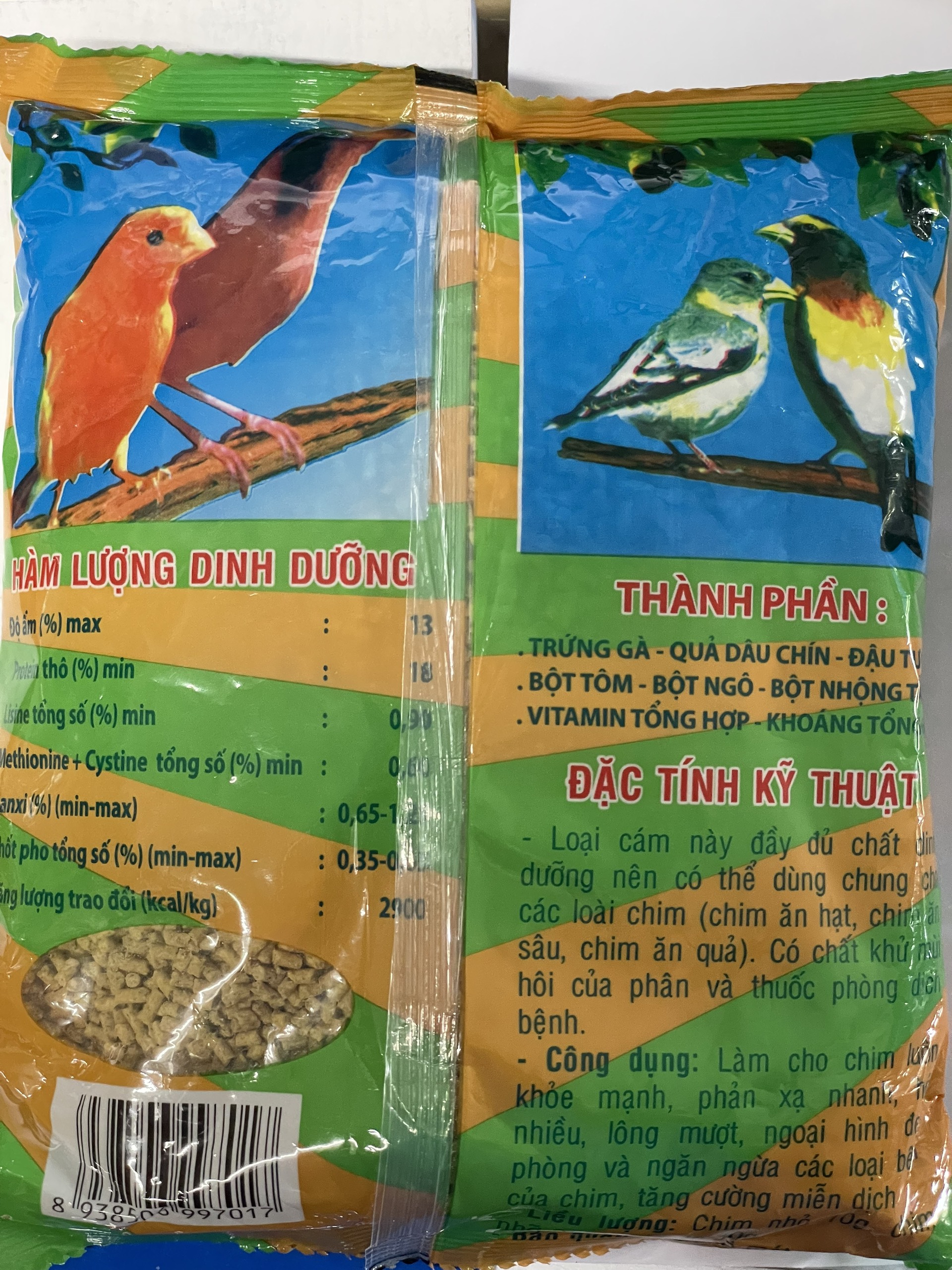 CÁM CHIM XANH - 500G