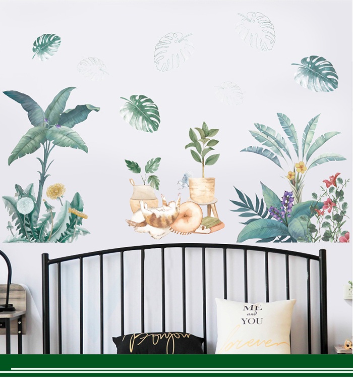Decal trang trí tự dính-Mèo Cưng